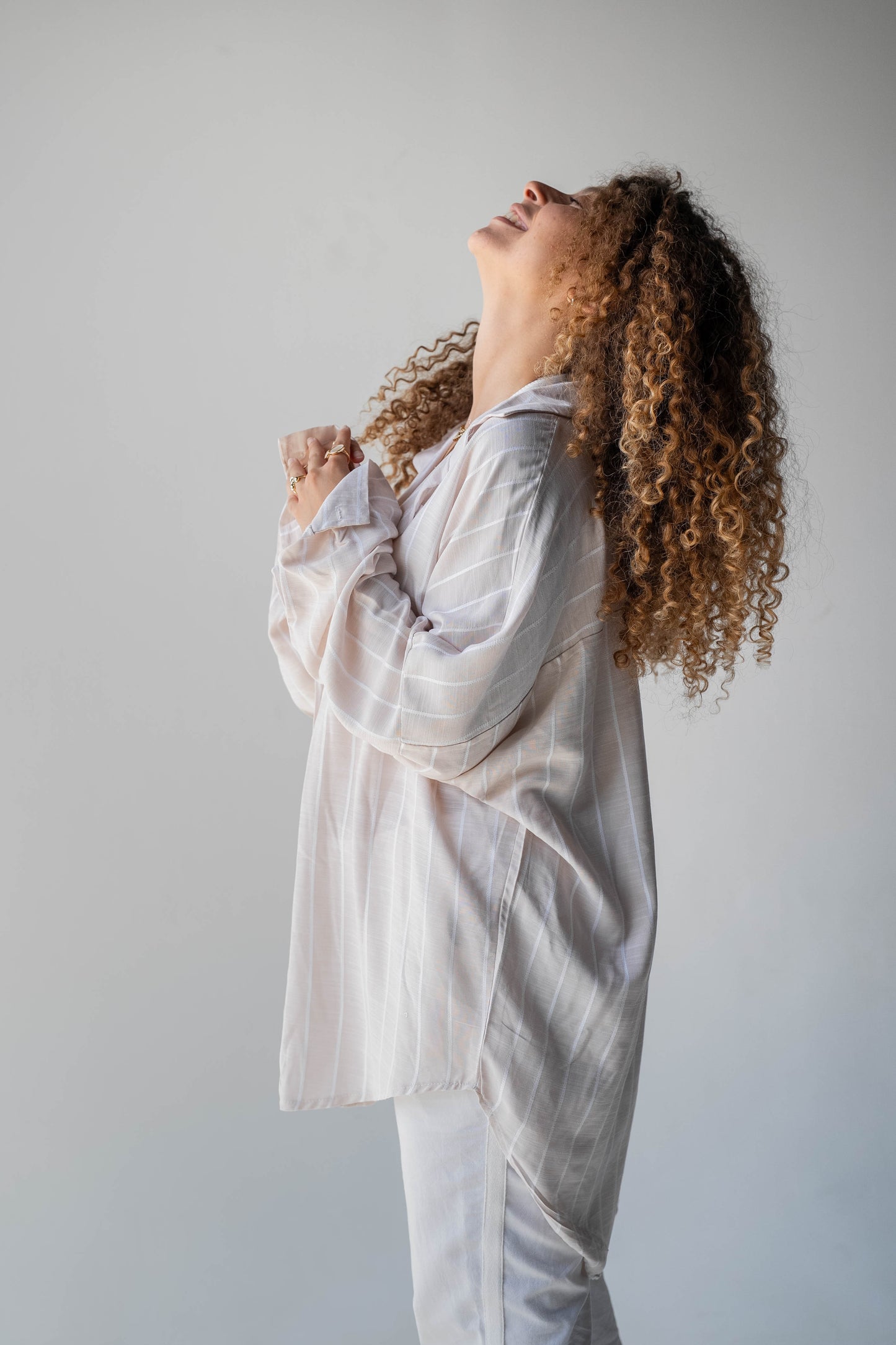 Fine Line Linen Shirt