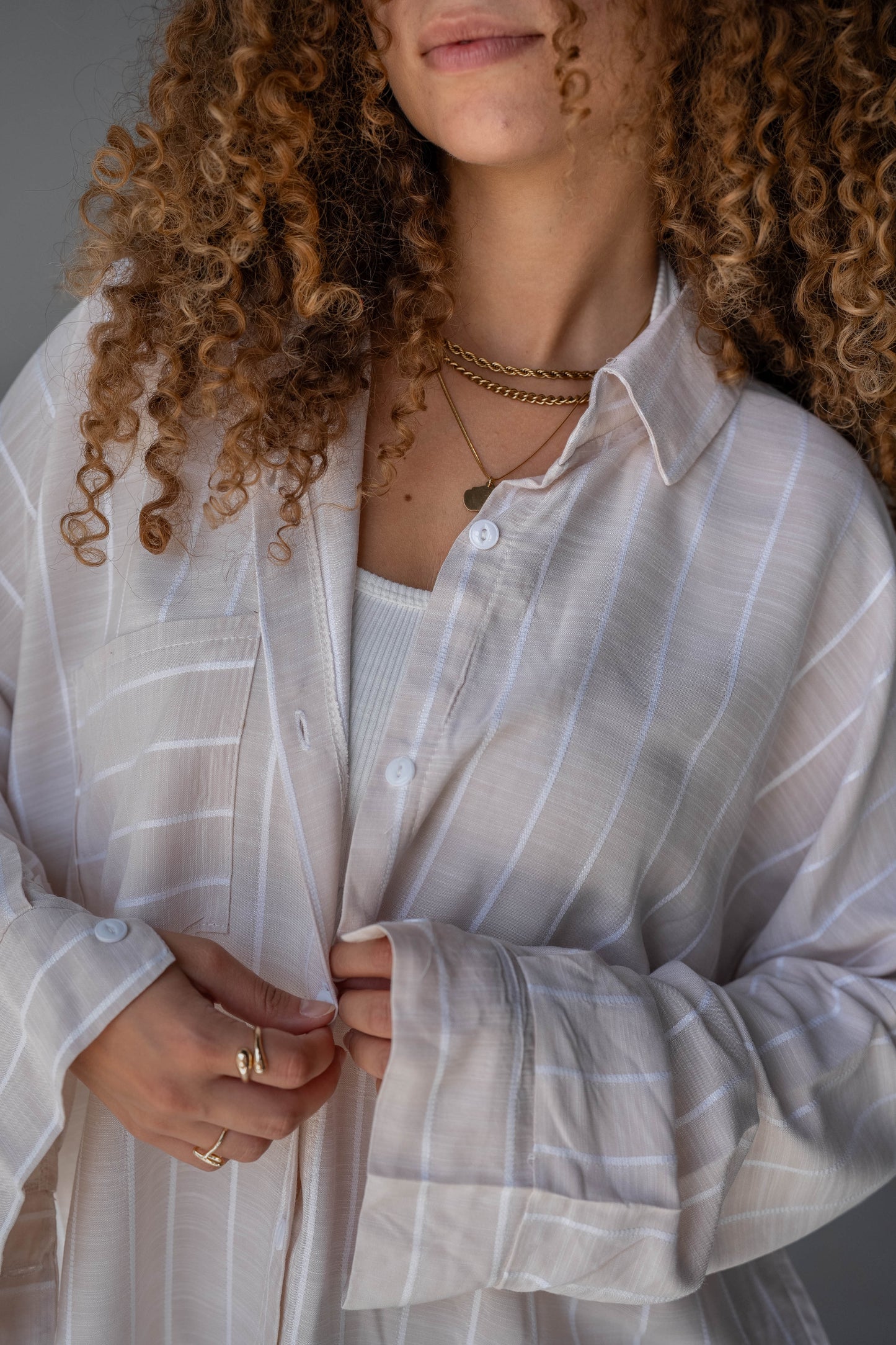 Fine Line Linen Shirt