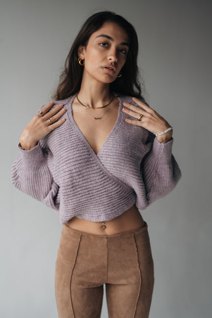 Tie It Up knitted pullover