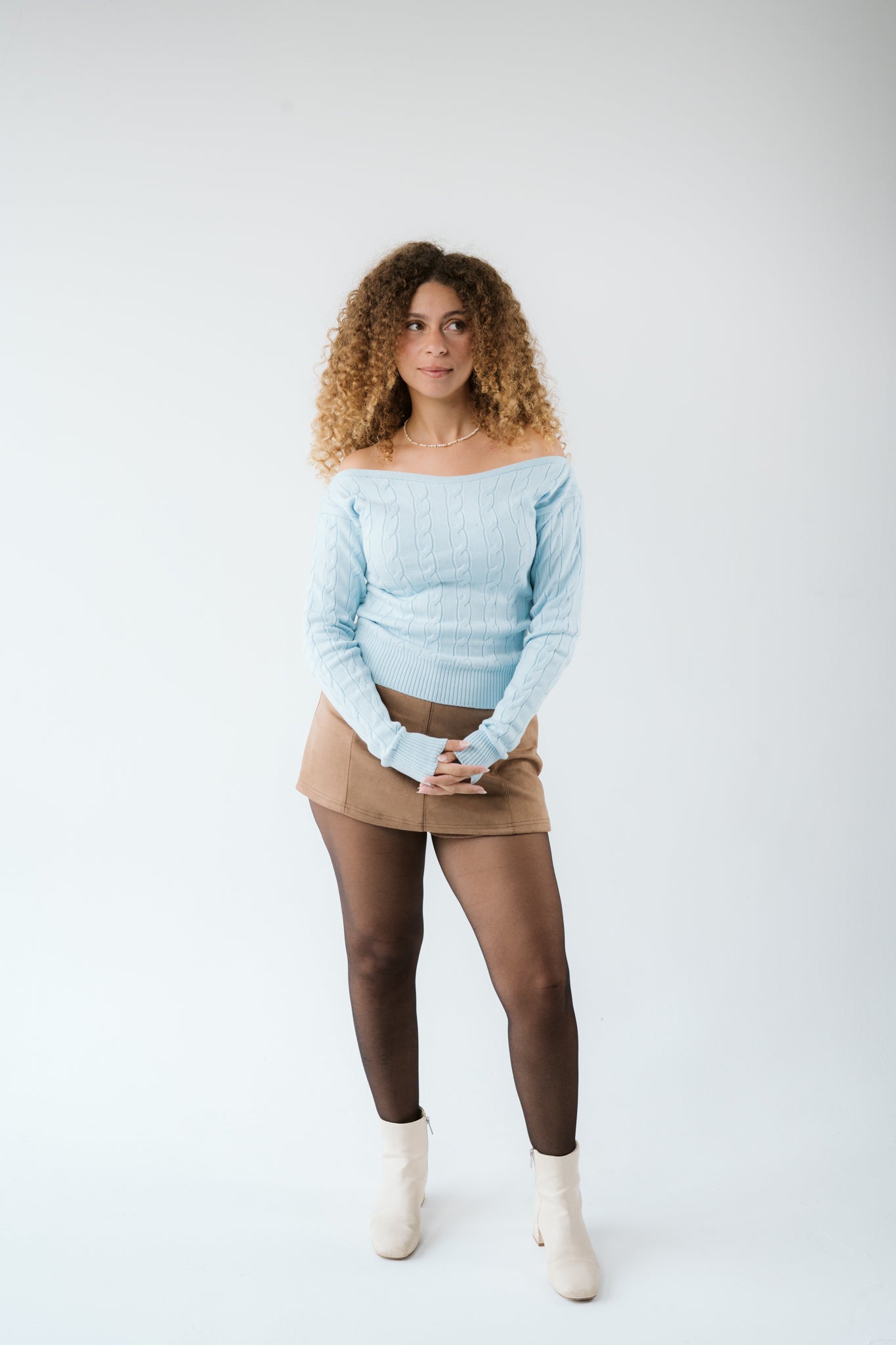 Winter Breeze Off-shoulder