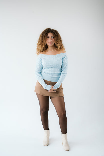 Winter Breeze Off-shoulder