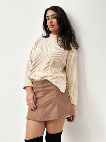 Skort Story in Suede