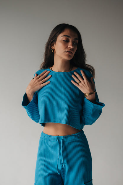 Effortlessly ready blue set