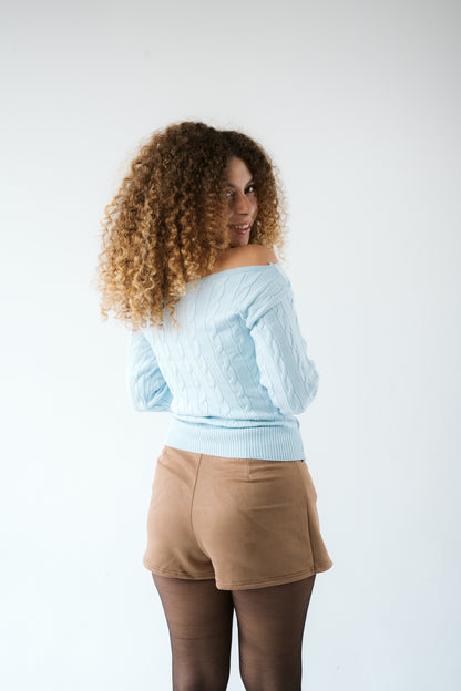 Winter Breeze Off-shoulder