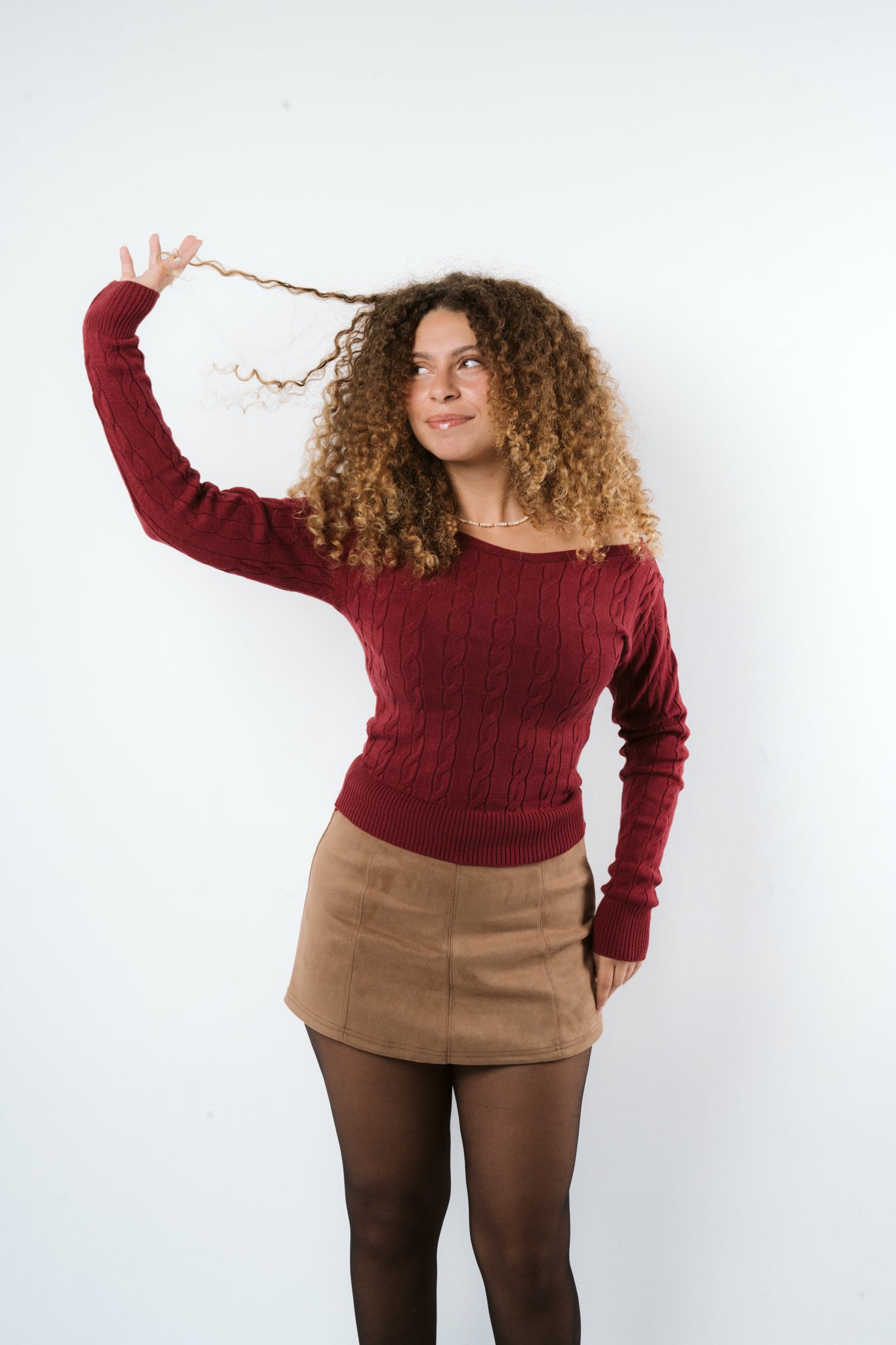 Winter Breeze Off-shoulder