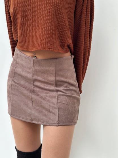 Skirt Story in Suede