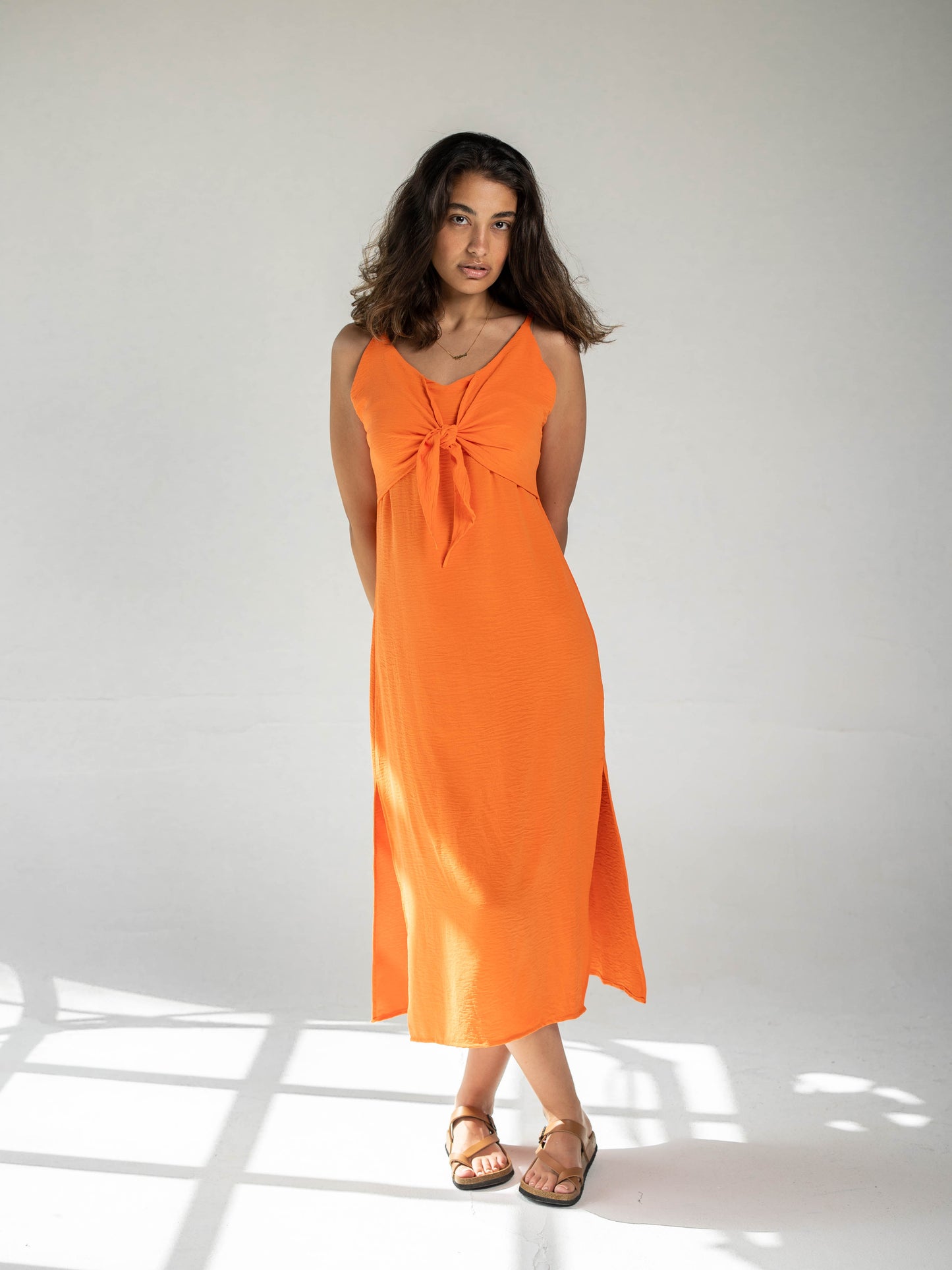 Sandy Sass Orange Dress