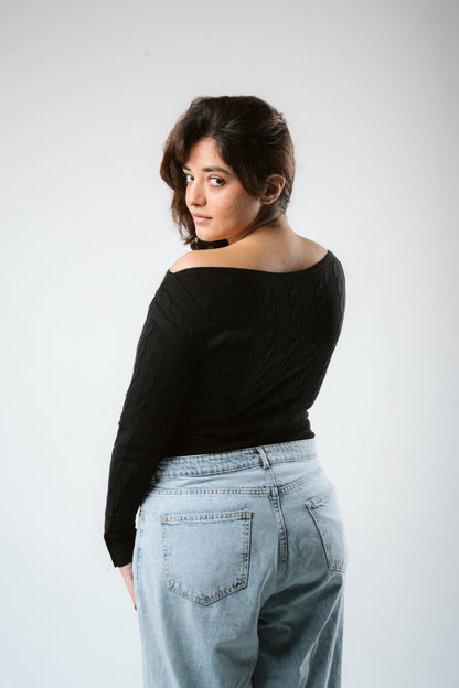 Winter Breeze Off-shoulder