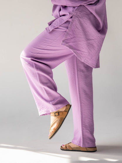 Lavender Haze Linen Pants