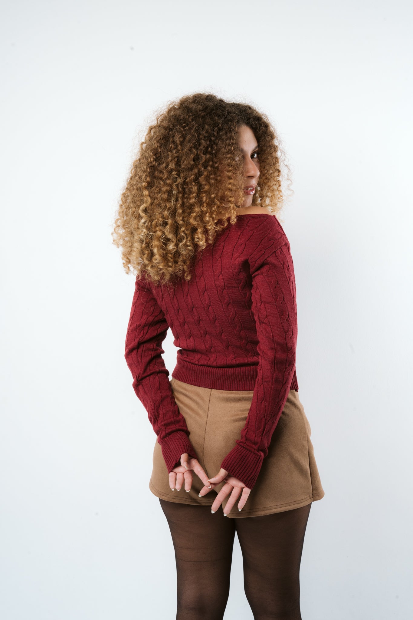 Winter Breeze Off-shoulder