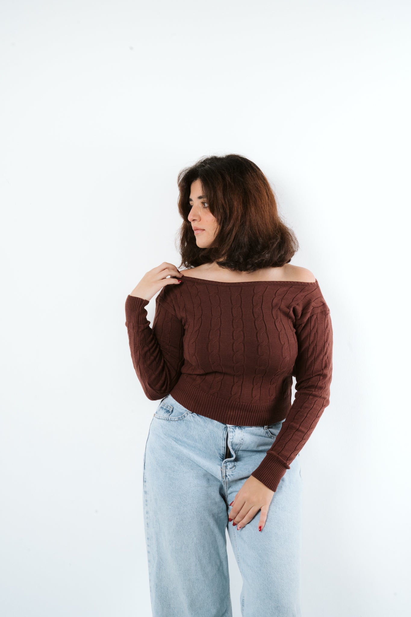 Winter Breeze Off-shoulder