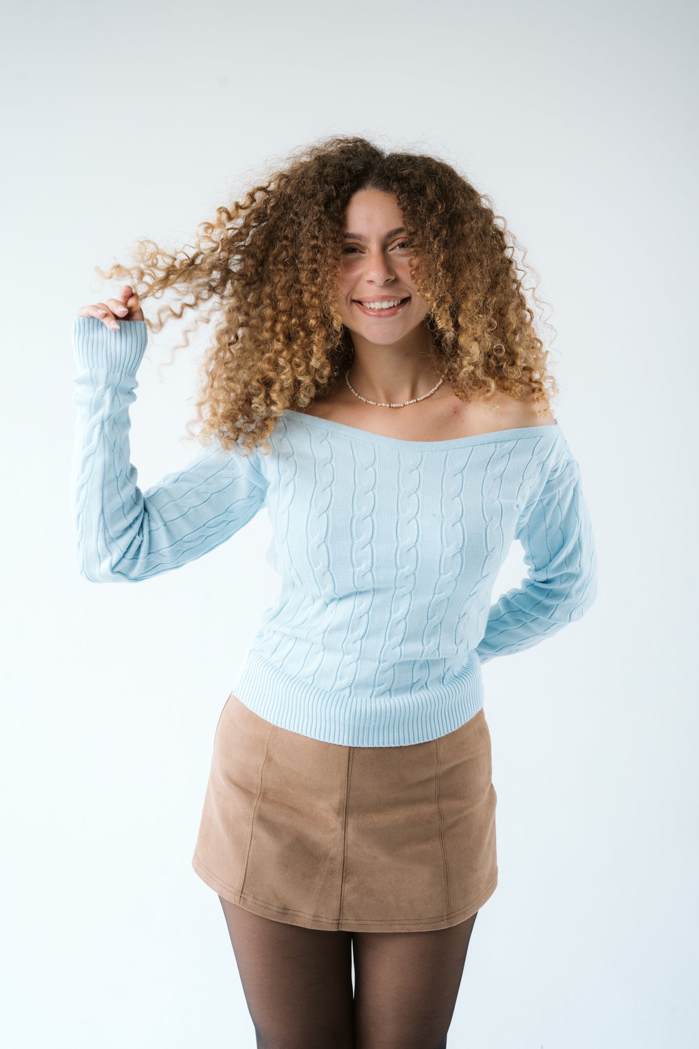 Winter Breeze Off-shoulder