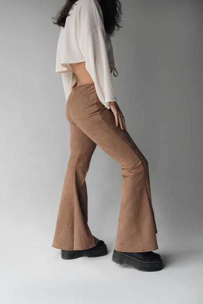 Wide Attitude Suede Pants