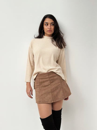 Skort Story in Suede