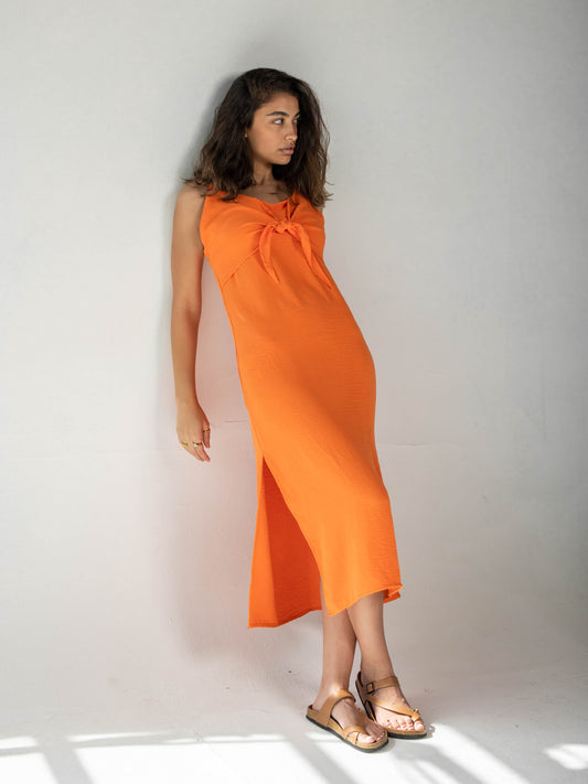 Sandy Sass Orange Dress