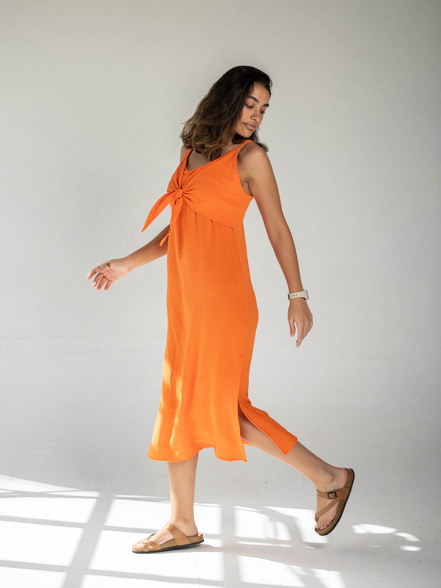 Sandy Sass Orange Dress