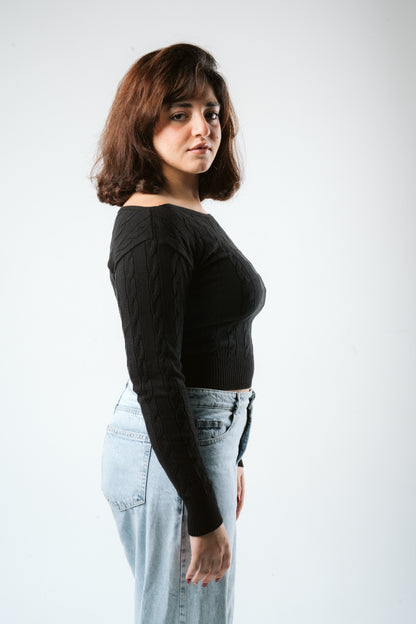 Winter Breeze Off-shoulder