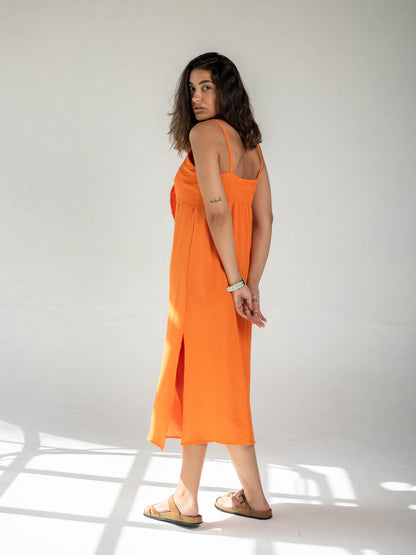 Sandy Sass Orange Dress