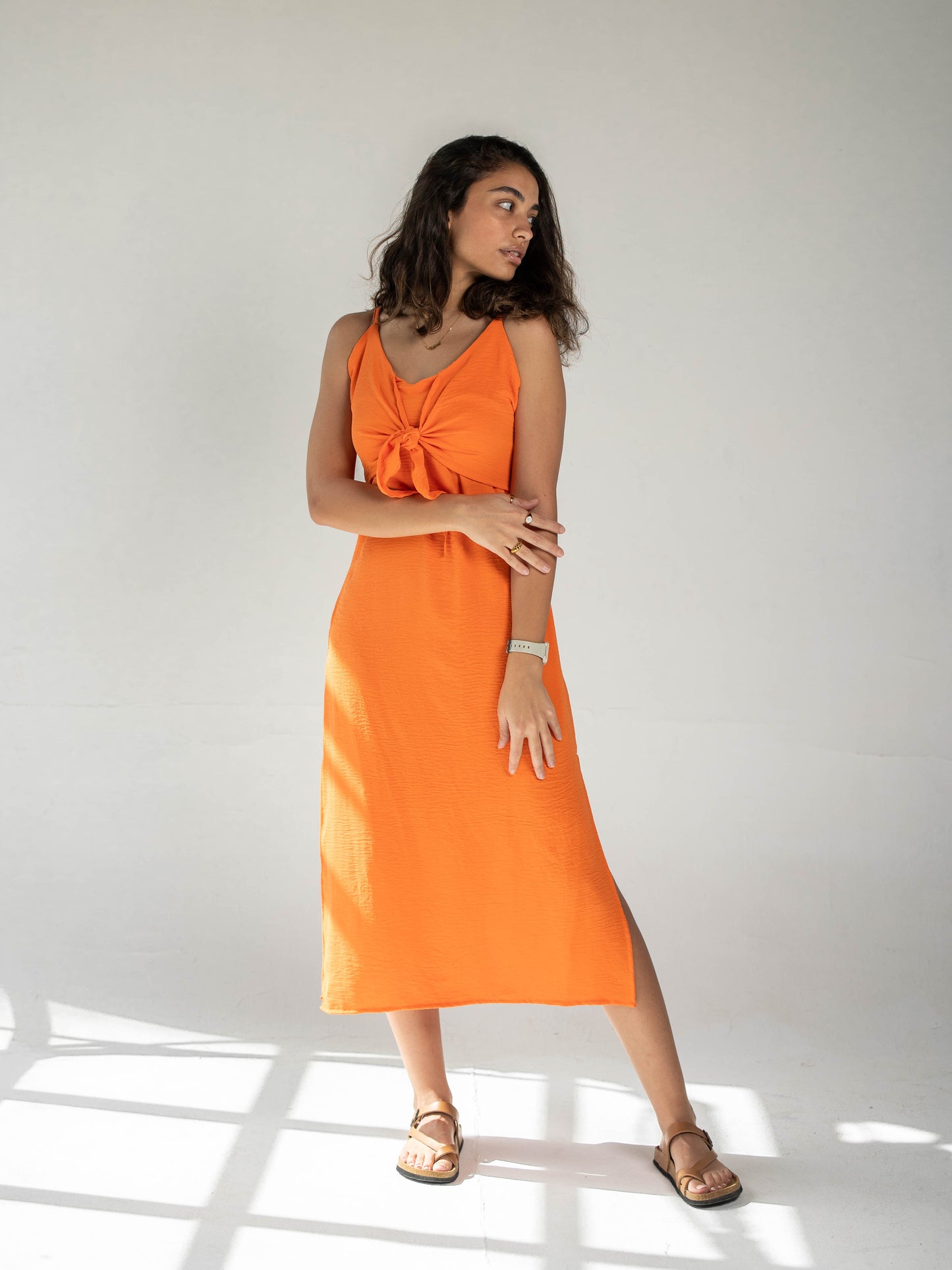 Sandy Sass Orange Dress