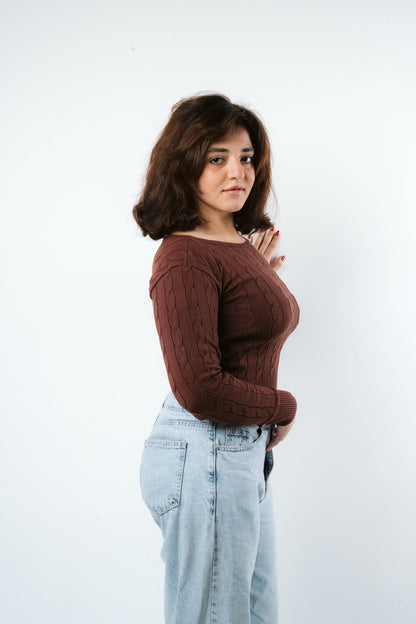 Winter Breeze Off-shoulder