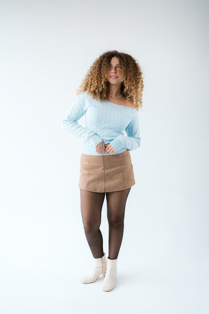 Winter Breeze Off-shoulder