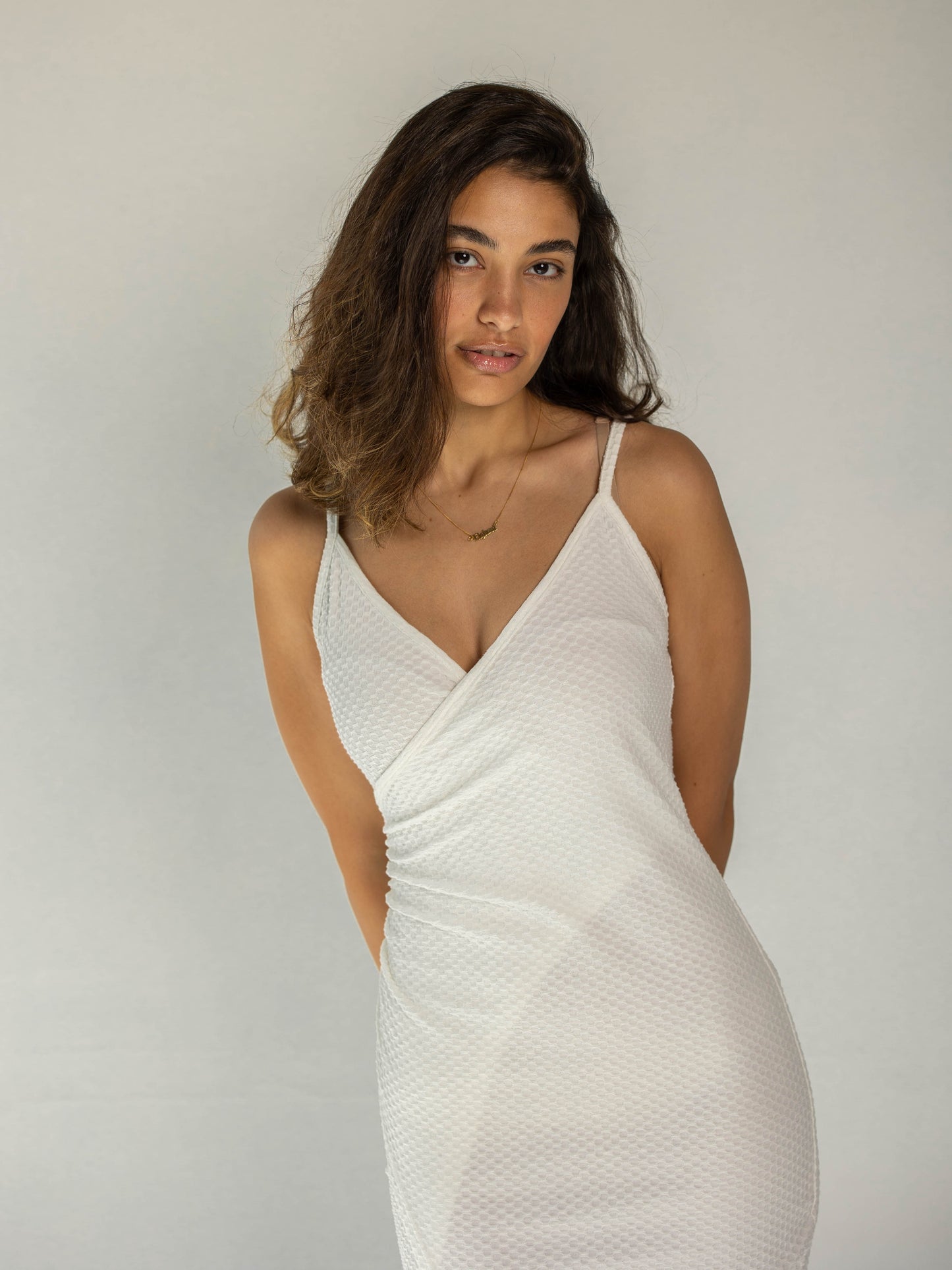 Beach Baddie Dress in White