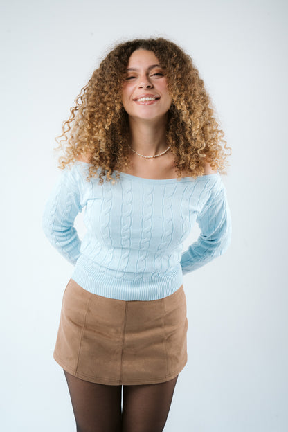 Winter Breeze Off-shoulder