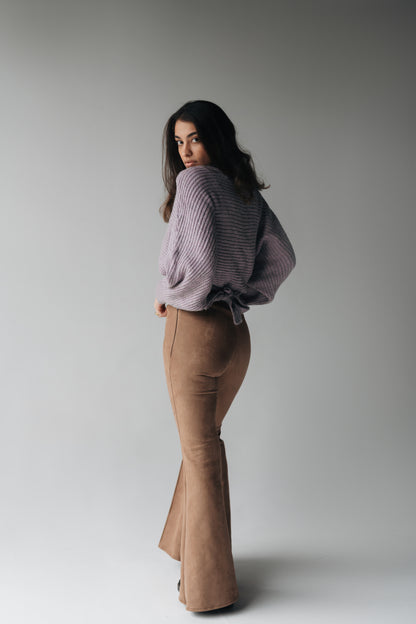 Wide Attitude Suede Pants