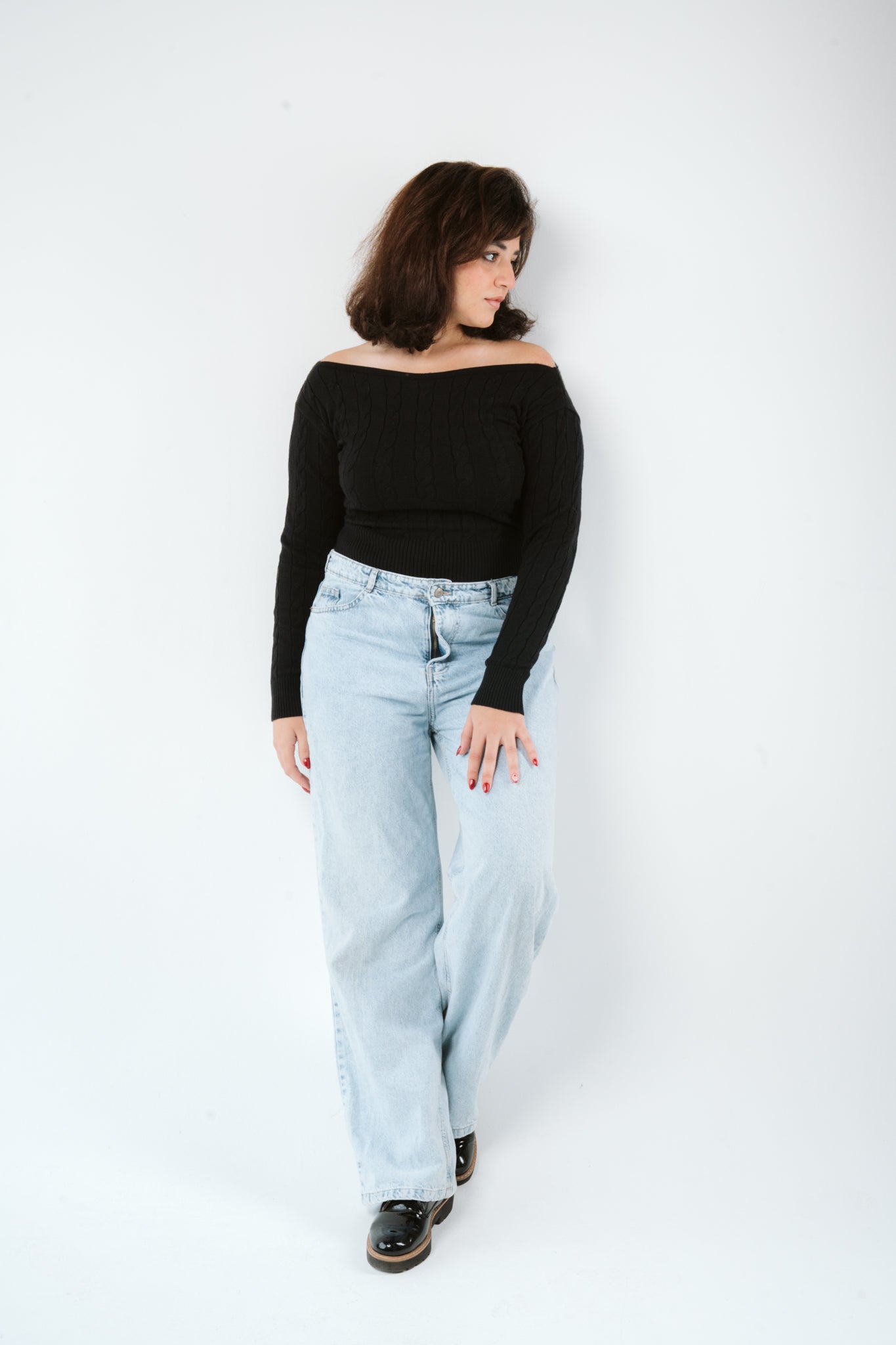 Winter Breeze Off-shoulder