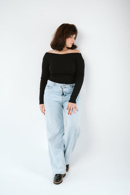 Winter Breeze Off-shoulder