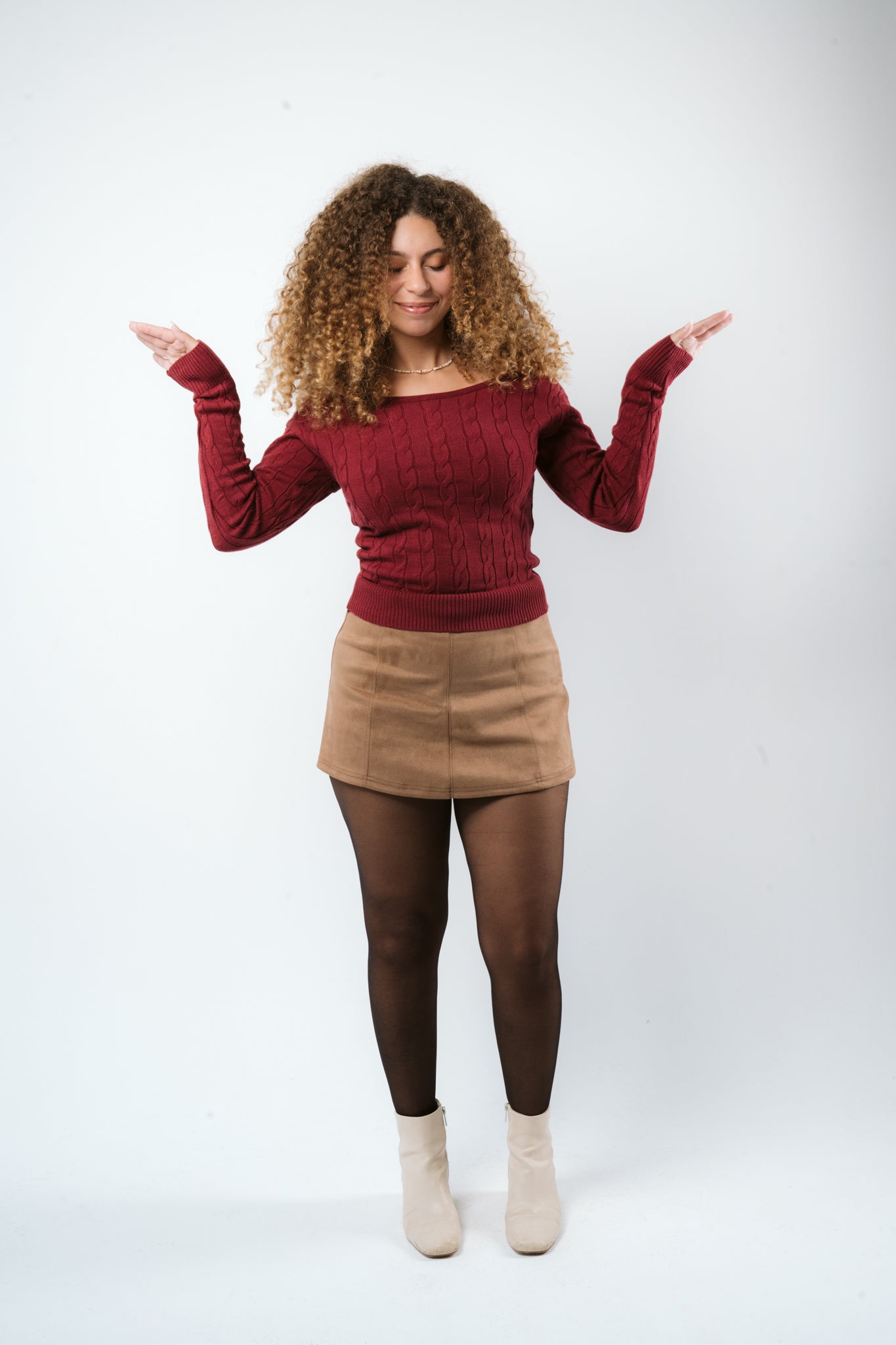 Winter Breeze Off-shoulder