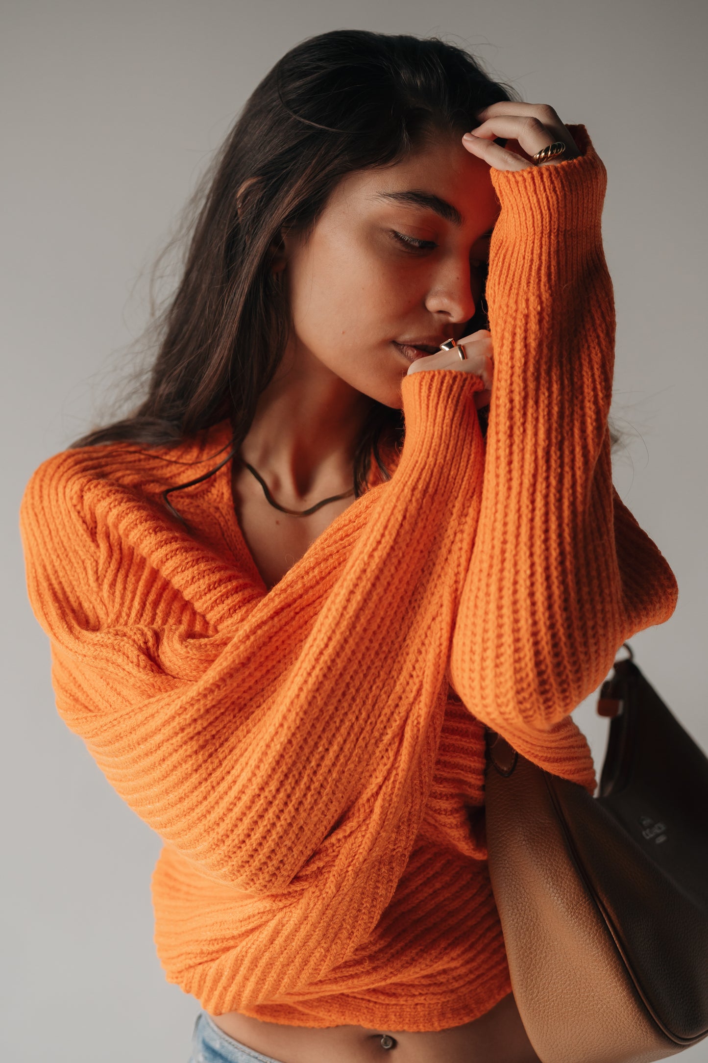 Tie It Up knitted pullover