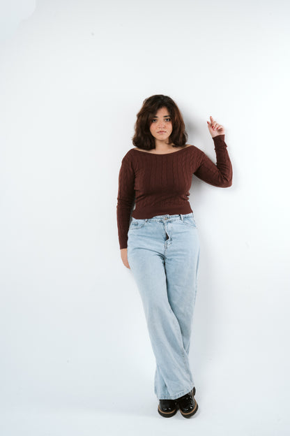 Winter Breeze Off-shoulder