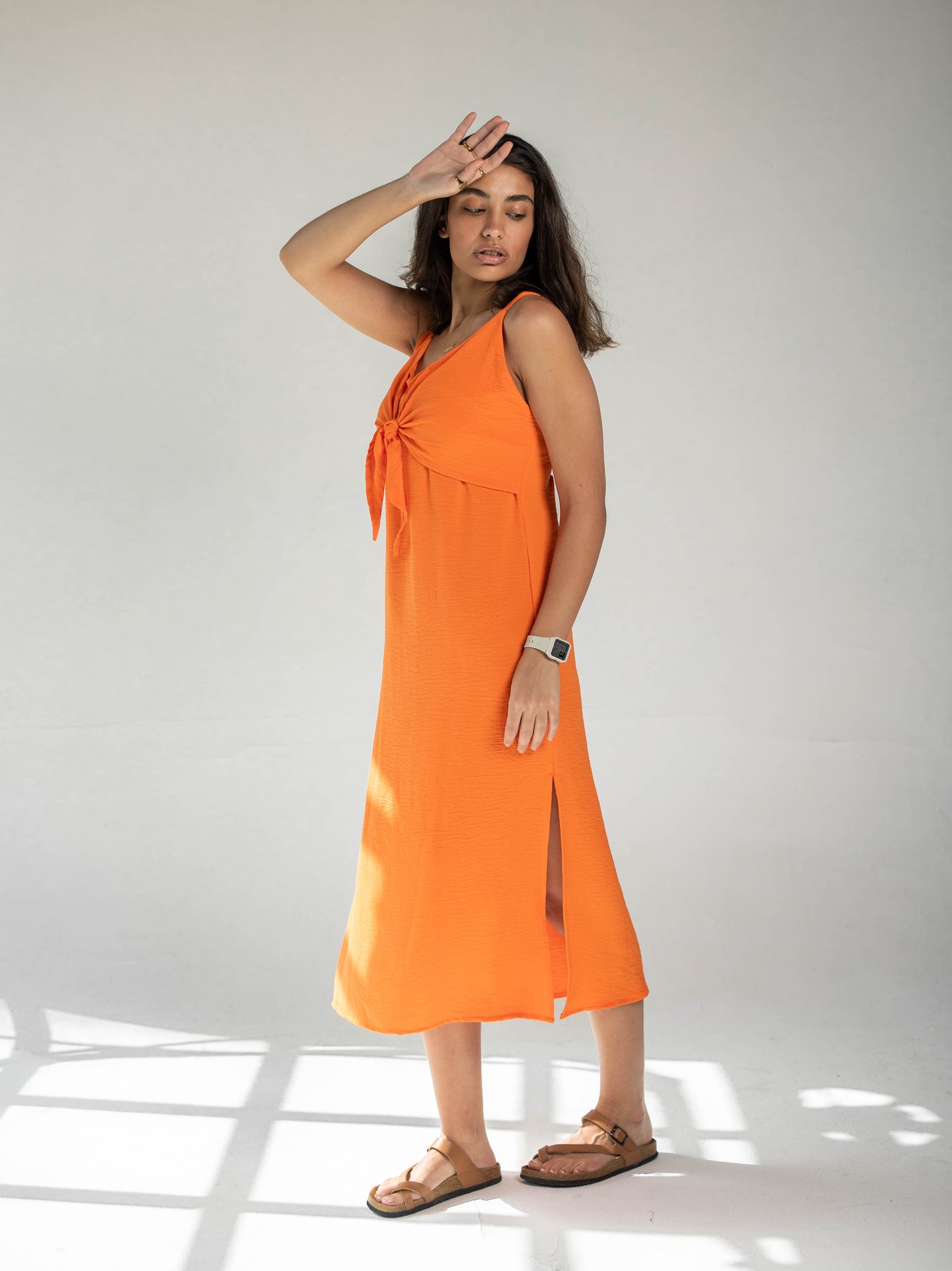 Sandy Sass Orange Dress