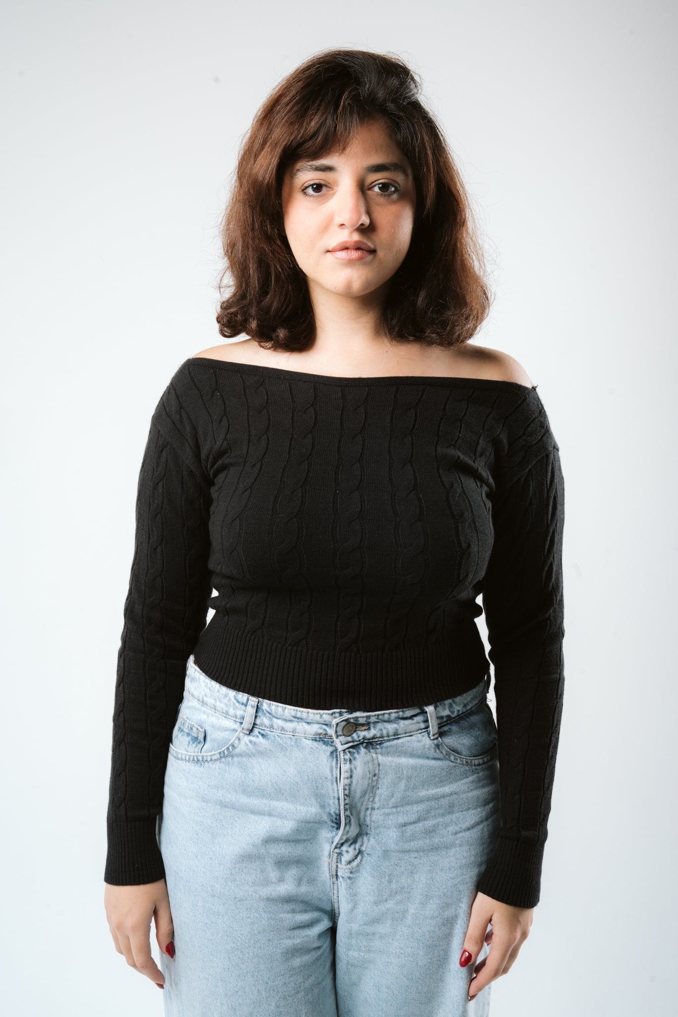 Winter Breeze Off-shoulder