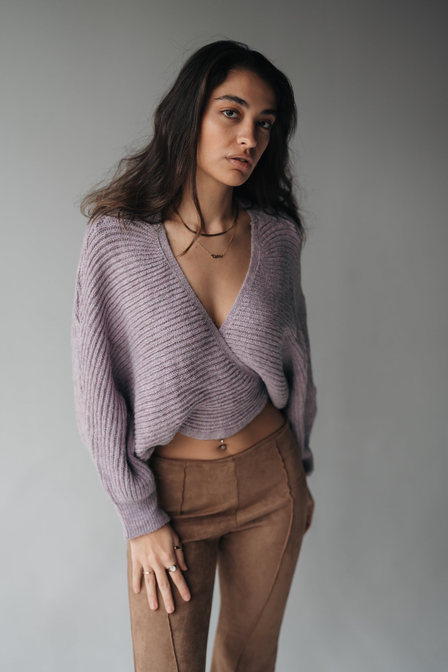 Tie It Up knitted pullover