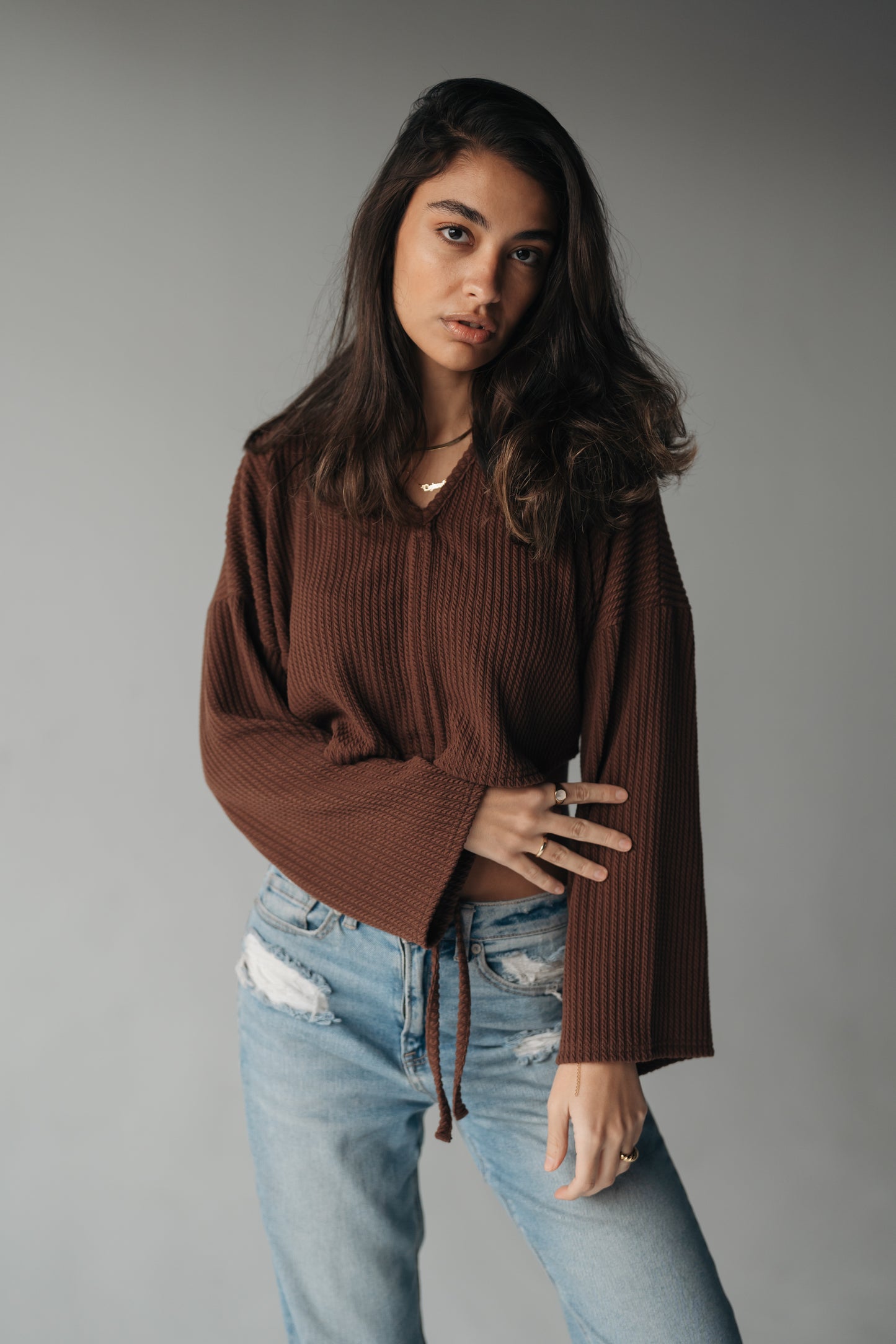 Half The Drama Cropped pullover