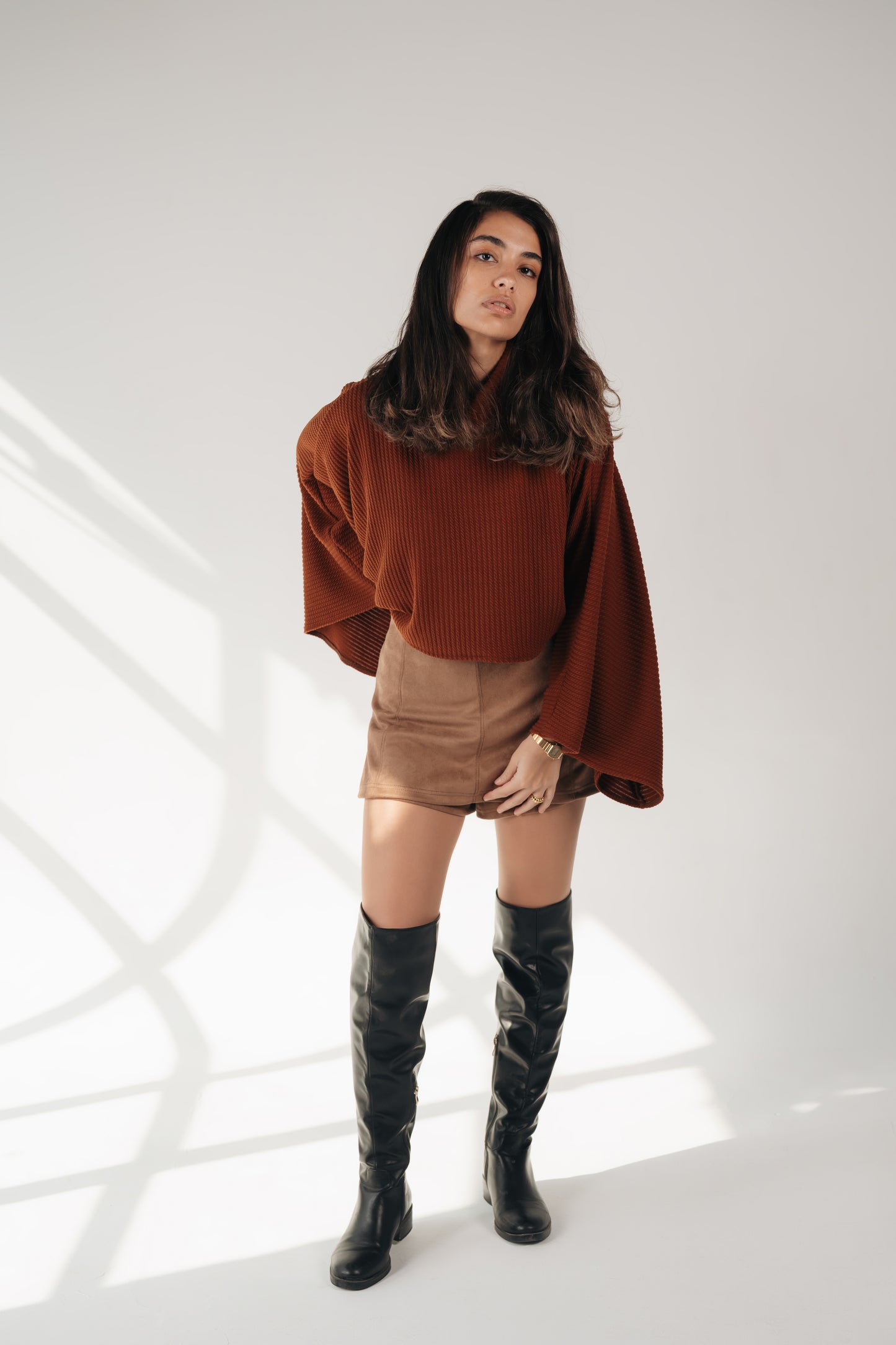 Skort Story in Suede