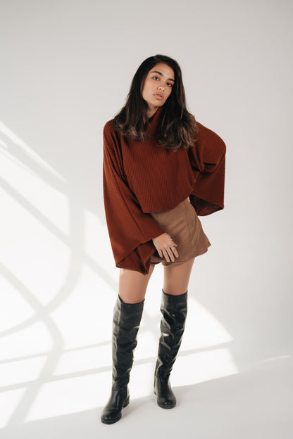 Skort Story in Suede