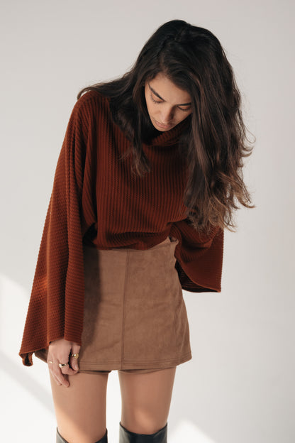 Skort Story in Suede