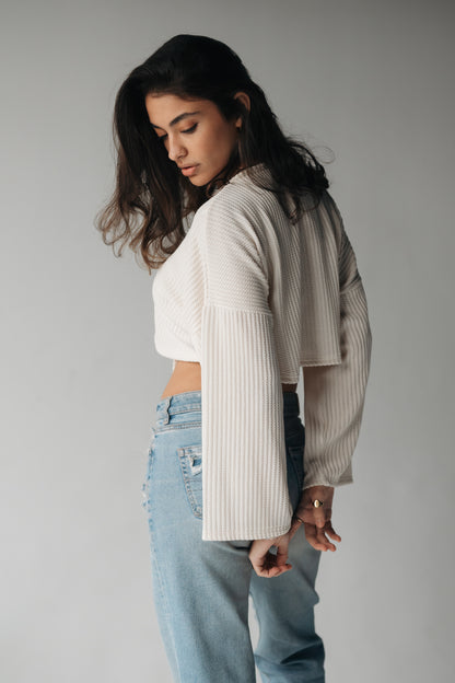 Half The Drama Cropped pullover