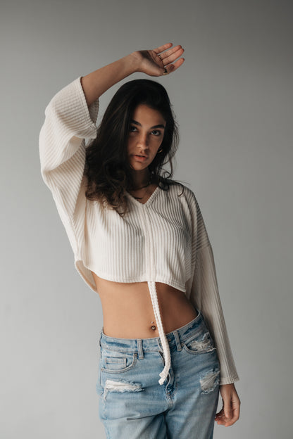 Half The Drama Cropped pullover