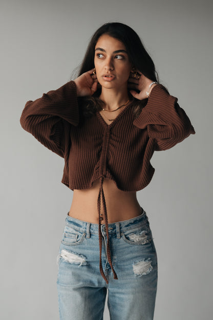 Half The Drama Cropped pullover